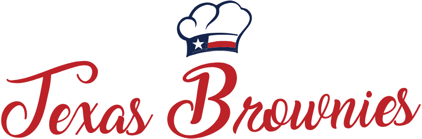 A chef hat with the words " texas brigham " written in red lettering.